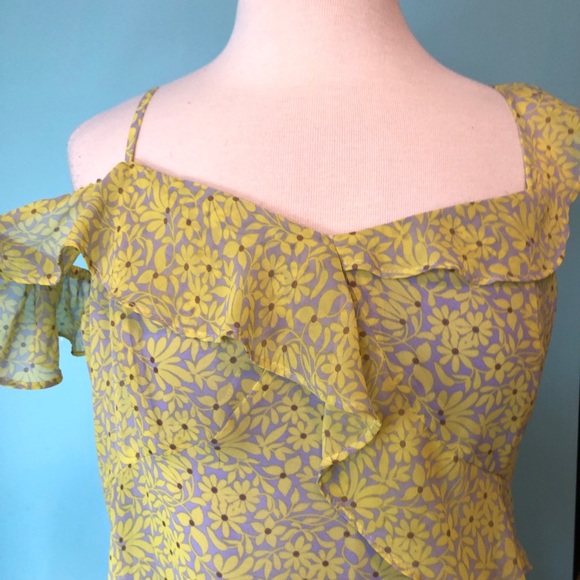 Nanette Lepore size 14 spring floral midi dress - Picture 4 of 11